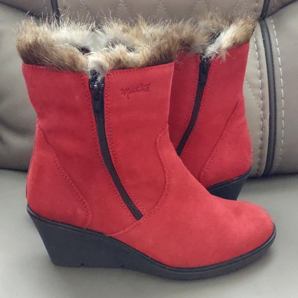 Martino Suede Leather Ankle Boots